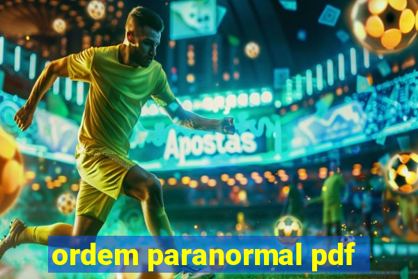 ordem paranormal pdf